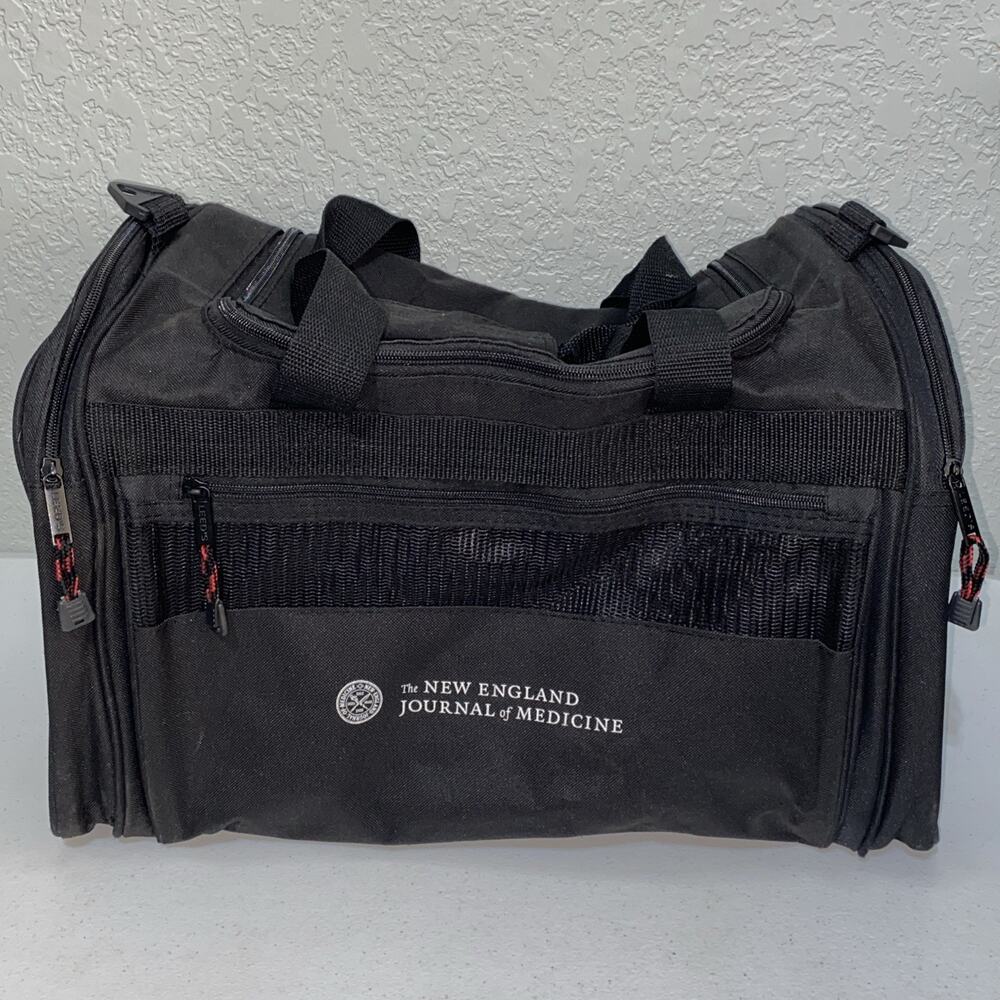 Leeds Canvas Duffle Travel Bag Utility Tote NEJM New England Journal Of Medicine